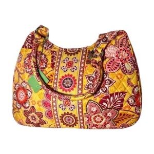 Vera Bradley Large Hobo Bag in Bali Gold, NWT